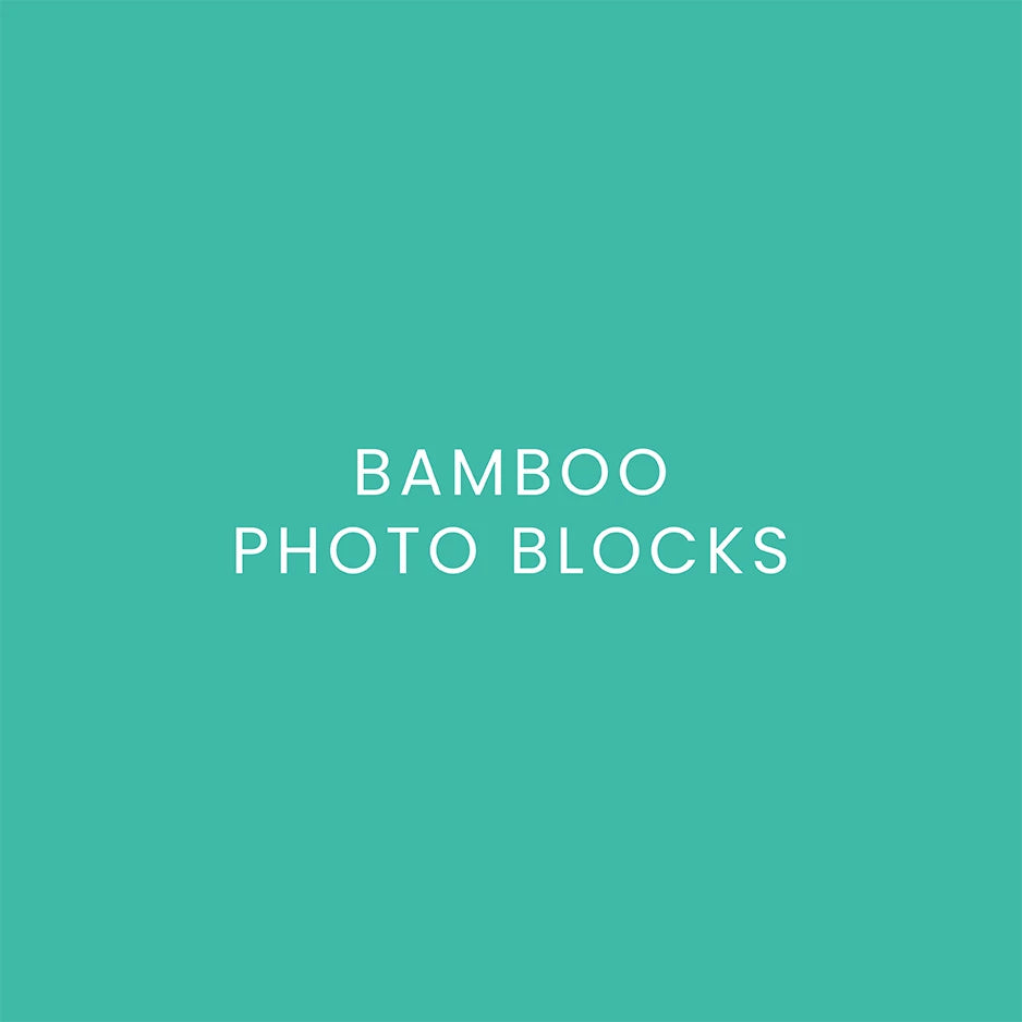 Bamboo Photo Blocks