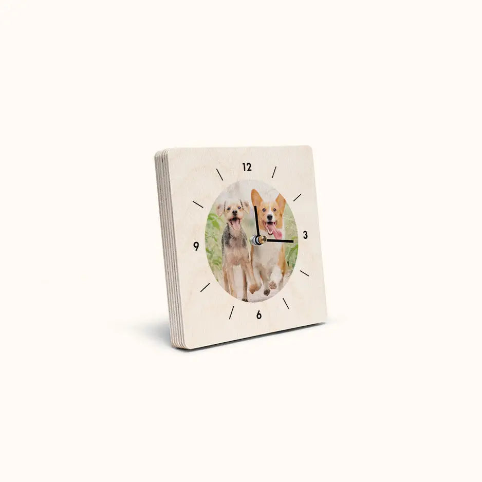 6x6 Circle Personalized Clock