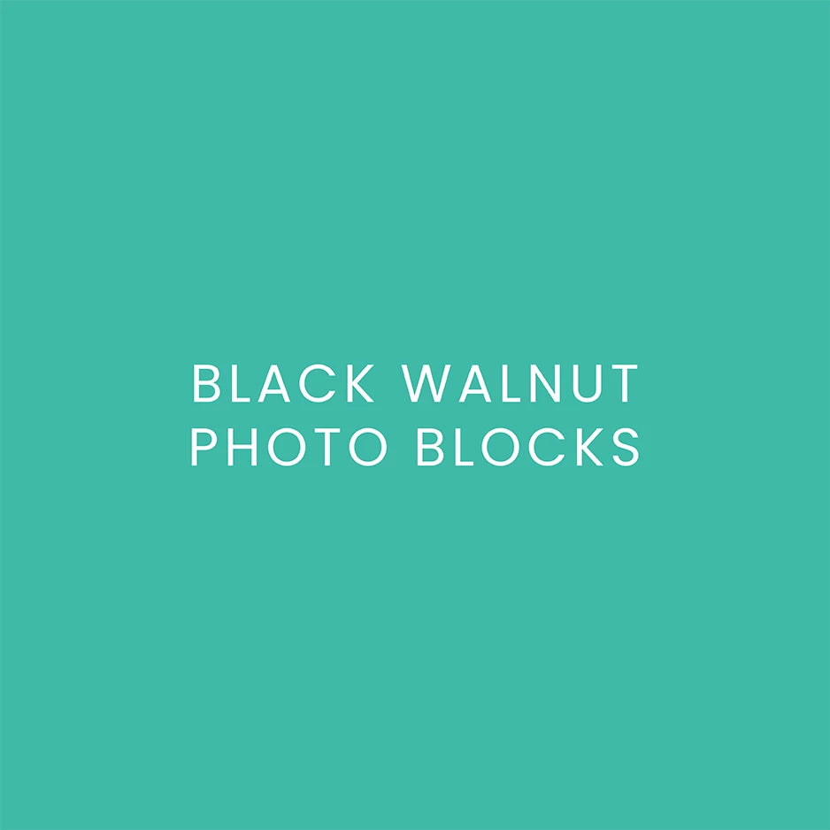 Black Walnut Photo Blocks
