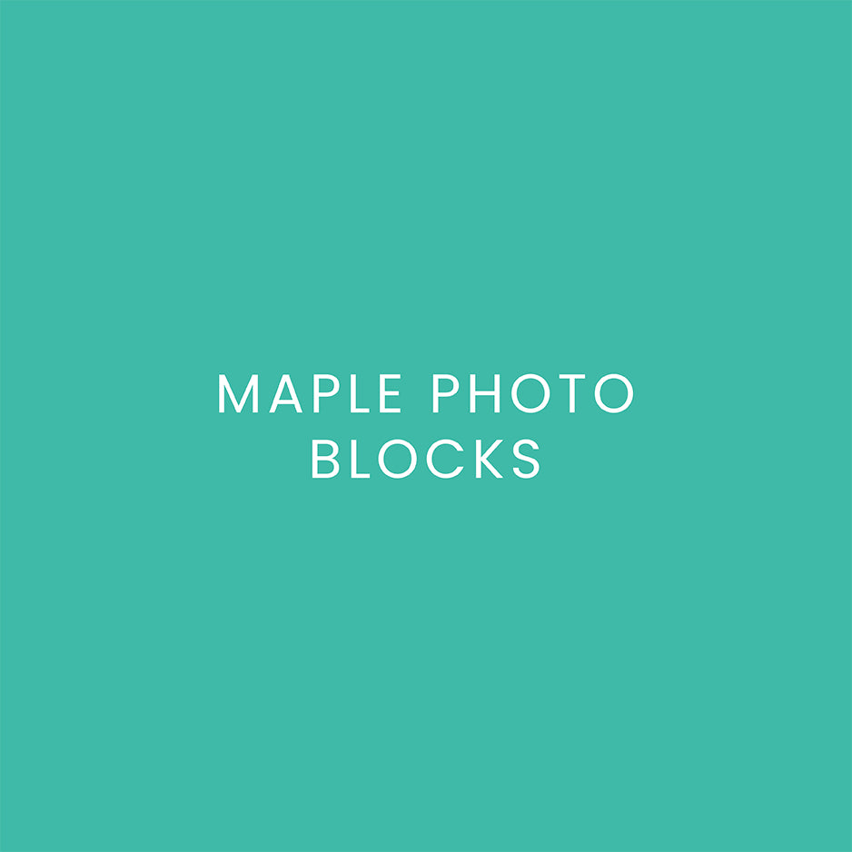 Maple Photo Blocks