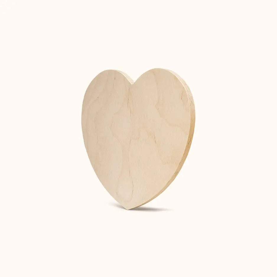 12 Blank Birch Heart Panel