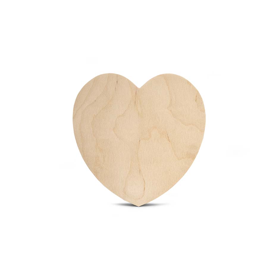 12’’ Blank Birch Heart Panel