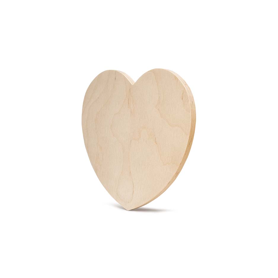 12’’ Blank Birch Heart Panel