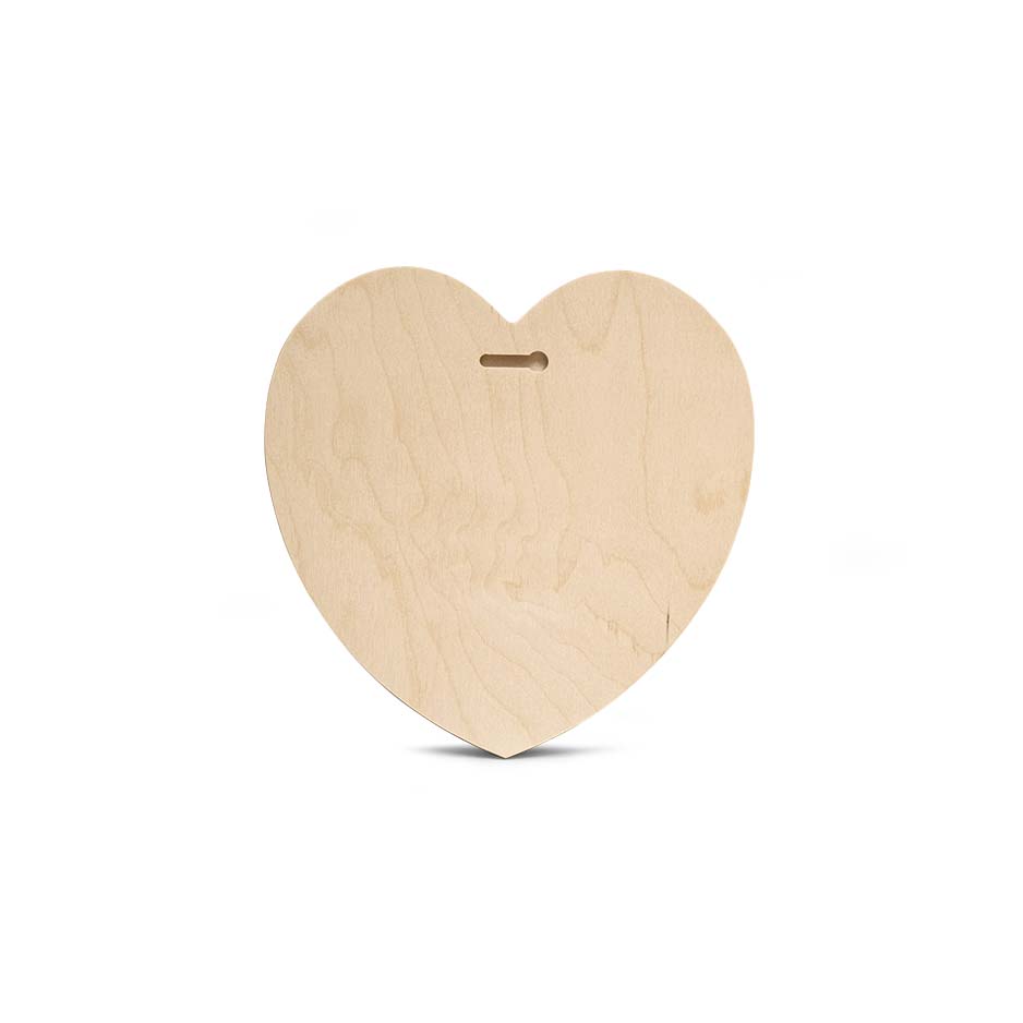 12’’ Blank Birch Heart Panel