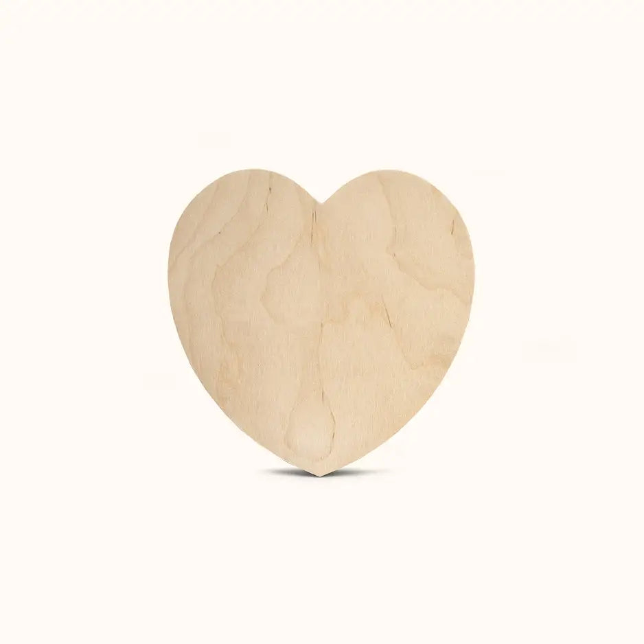 12 Blank Birch Heart Panel - No Adhesive