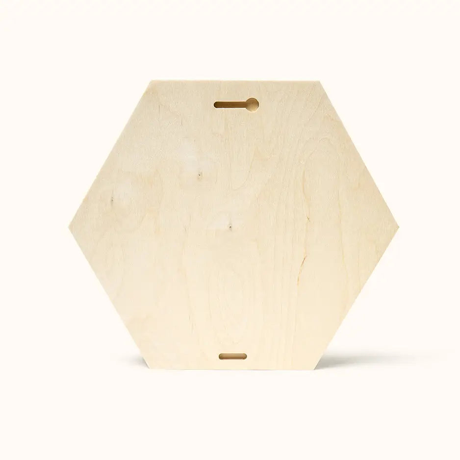 12x12 Hexagon Birch Photo Mount Print