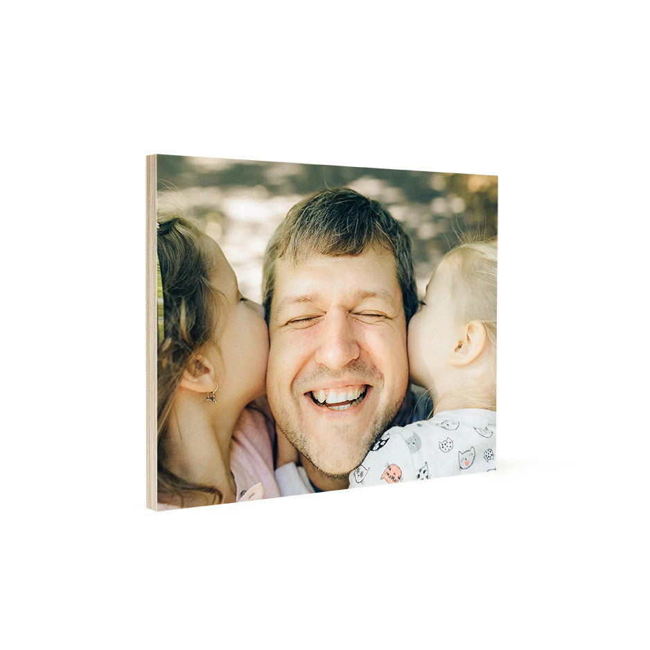 16x20 Wood Print Bright White 40%