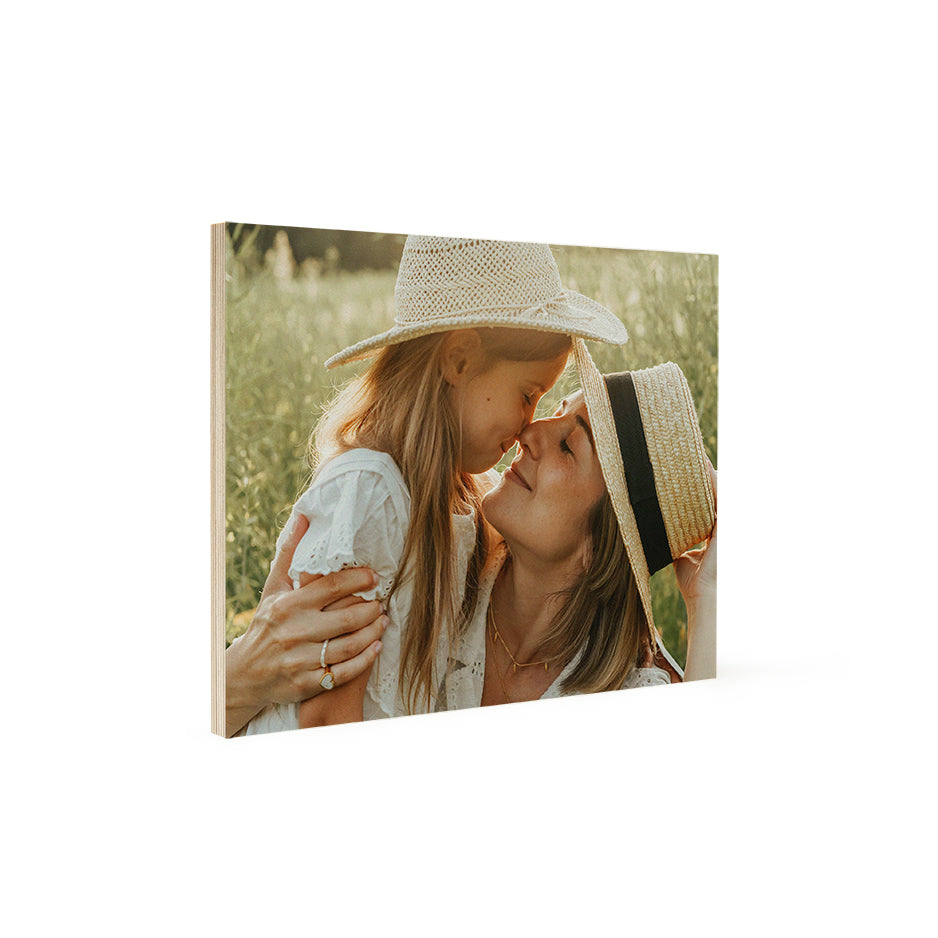 16x20 Wood Print Bright White 50%