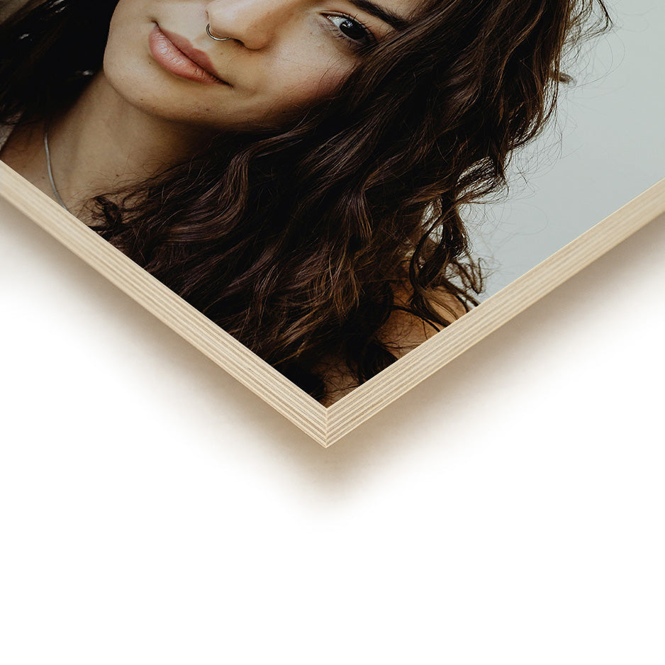 20x30 Wood Print Bright White 40%
