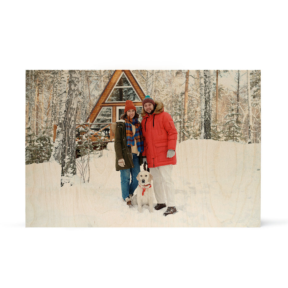 20x30 Wood Print Vintage Matte 40%