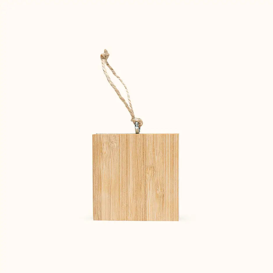 4x4 Bamboo Wood Ornament Block