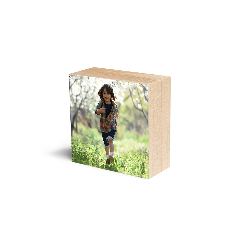 4x4 Maple Photo Block