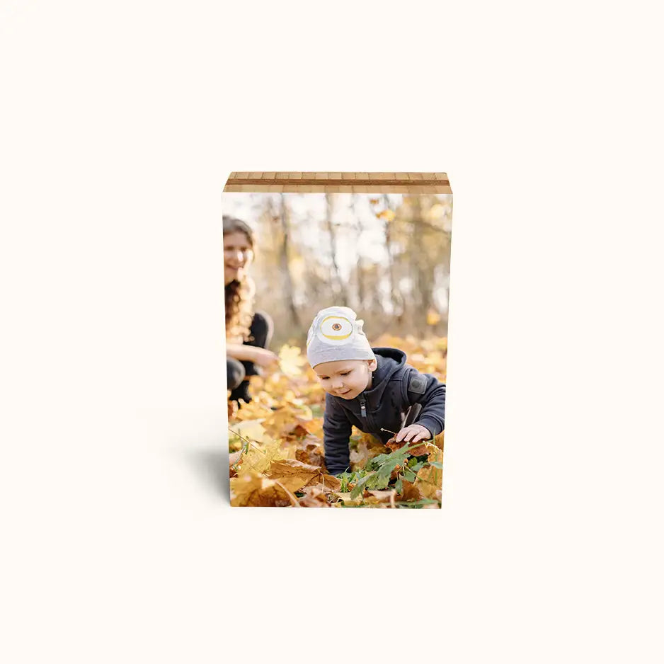 5x7 Bamboo Photo Block