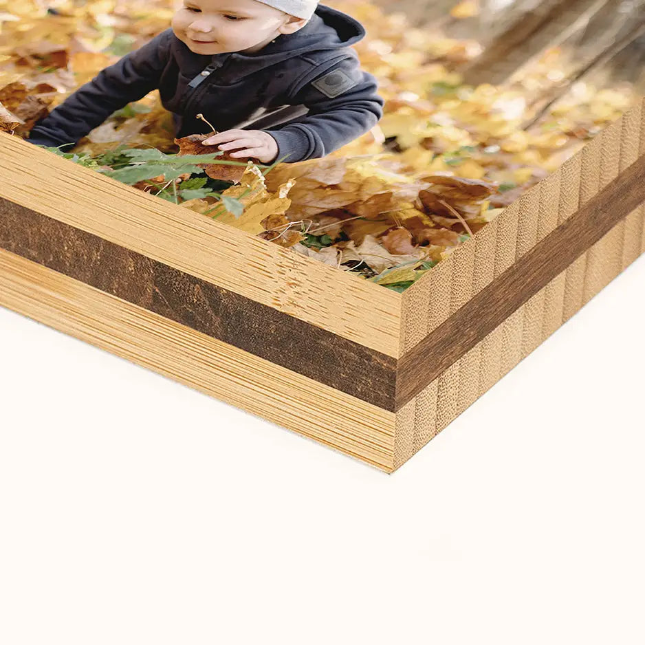 5x7 Bamboo Photo Block