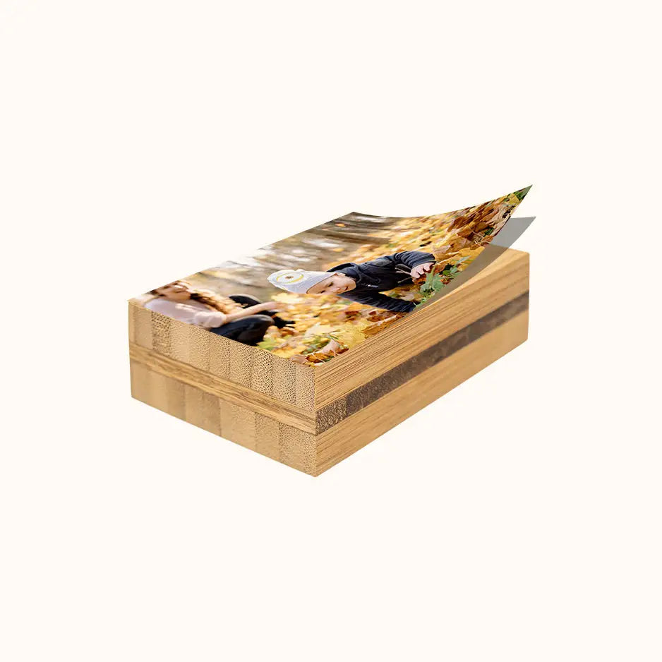 5x7 Bamboo Photo Block