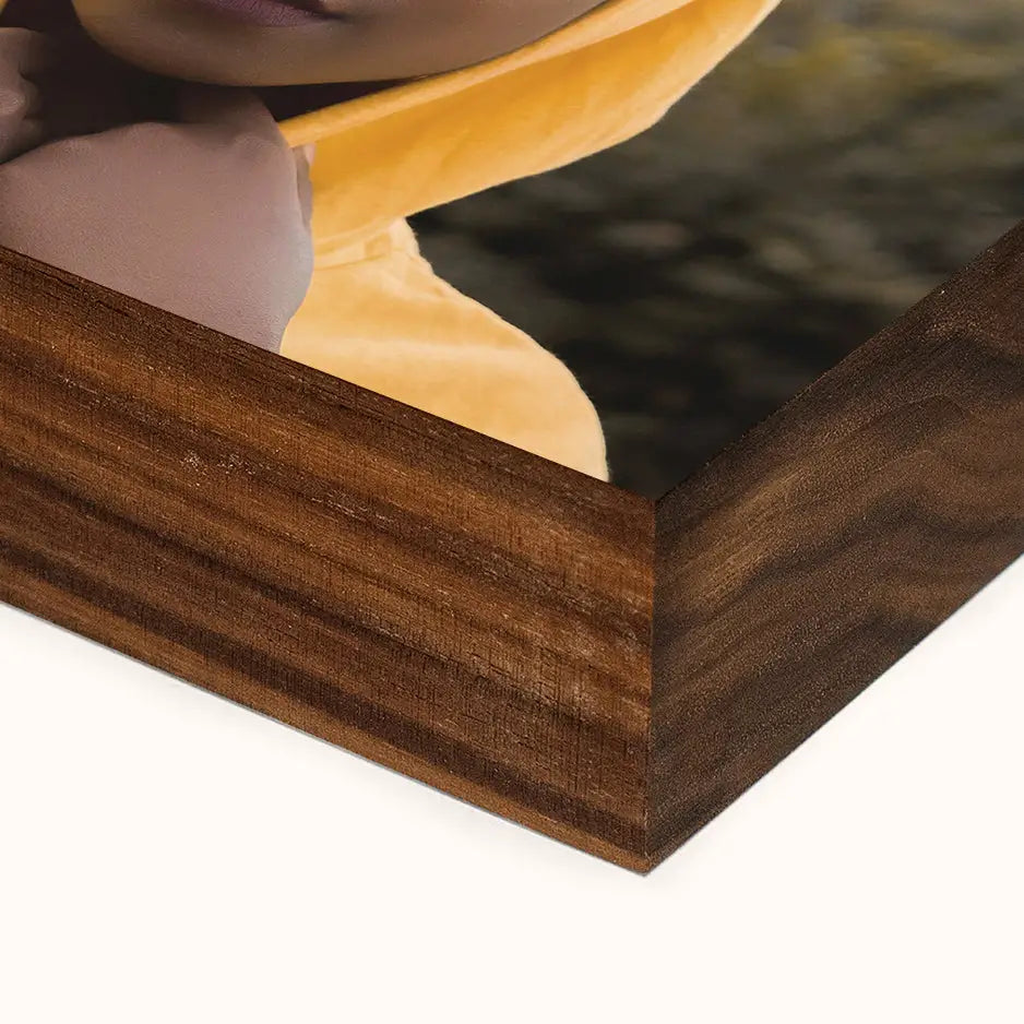 5x7 Black Walnut Photo Block