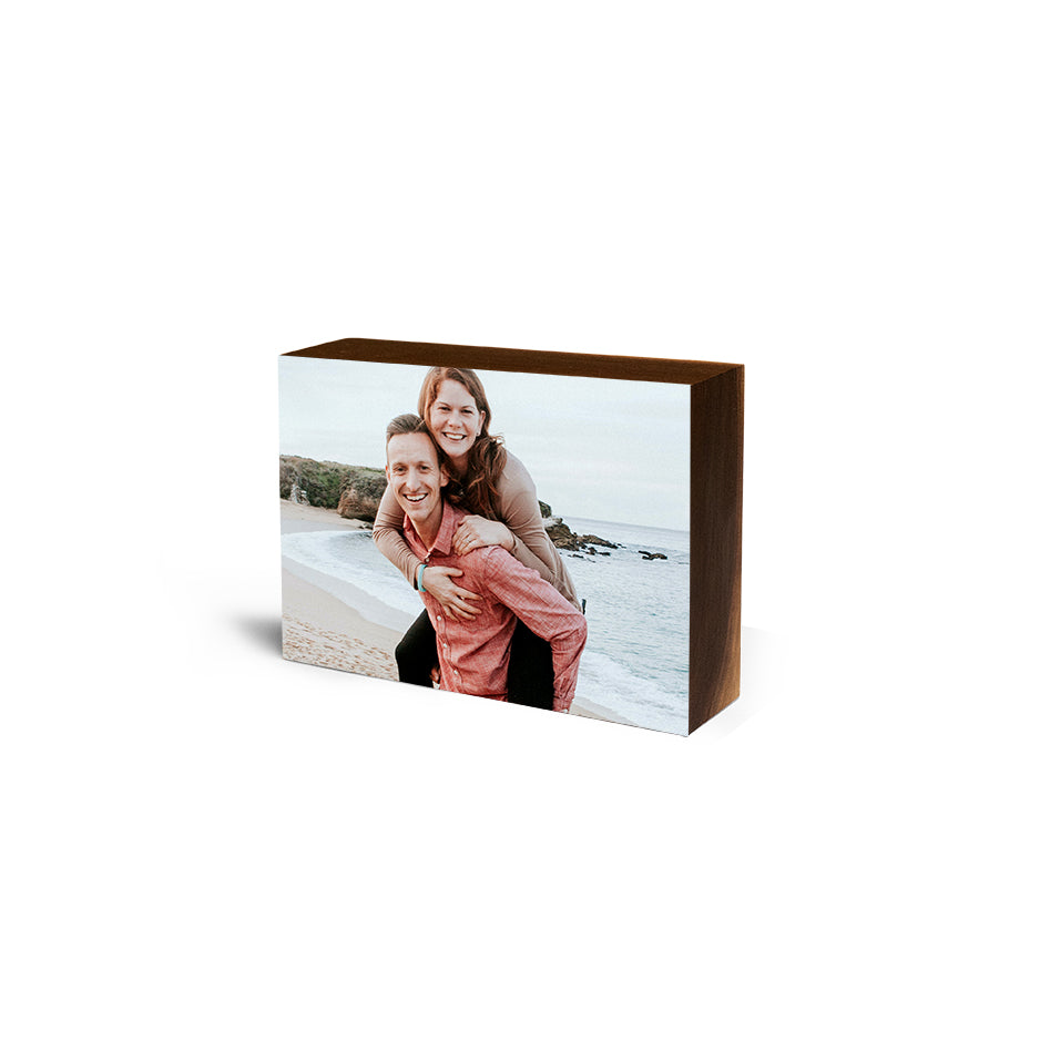 5x7 Black Walnut Photo Block