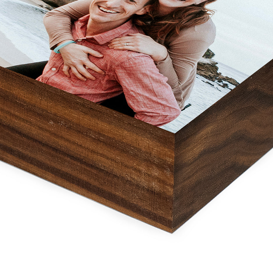 5x7 Black Walnut Photo Block