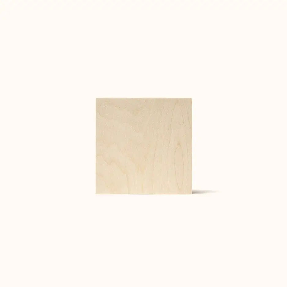 6x6 Blank Birch Panel - No Adhesive