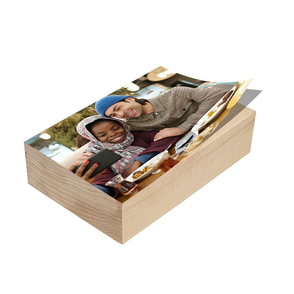 8x10 Maple Photo Block