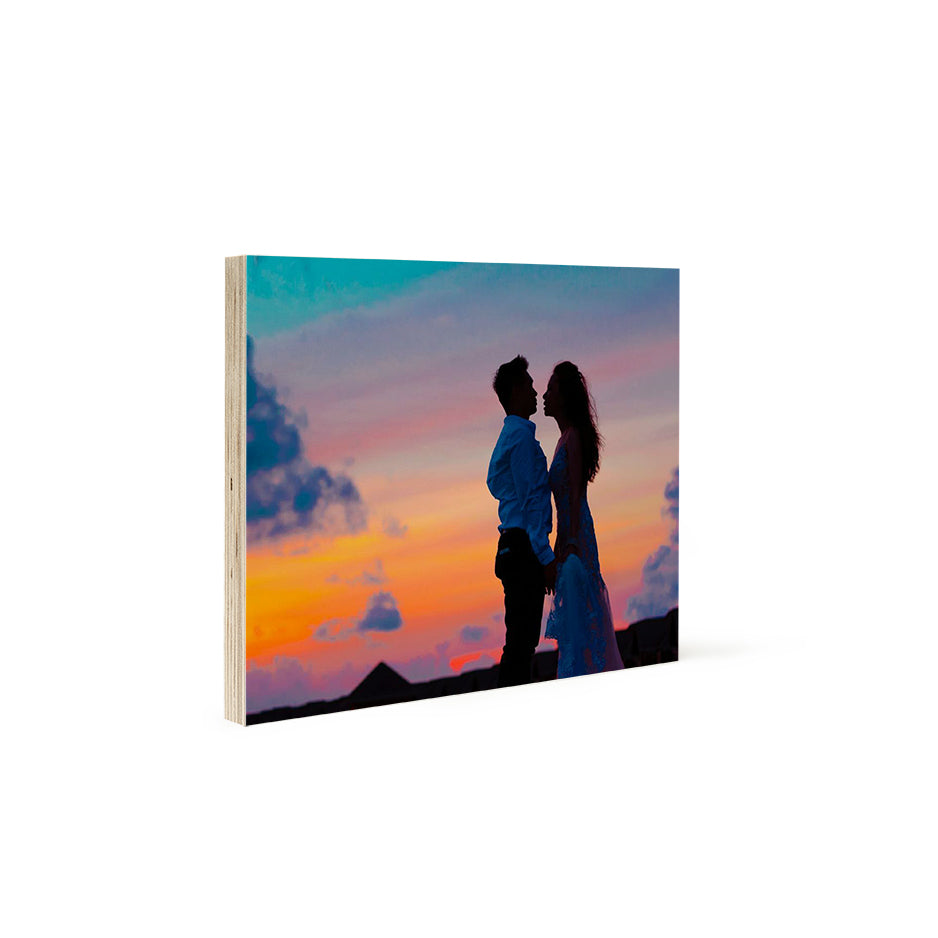 8x10 Wood Print Bright White