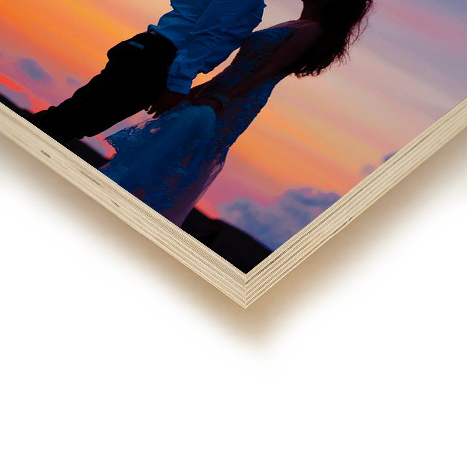 8x10 Wood Print Bright White