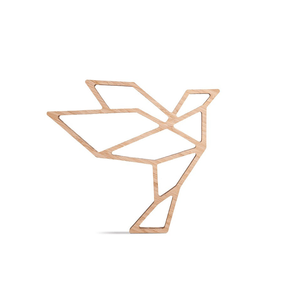 Origami Soaring Bird Bamboo Wall Art